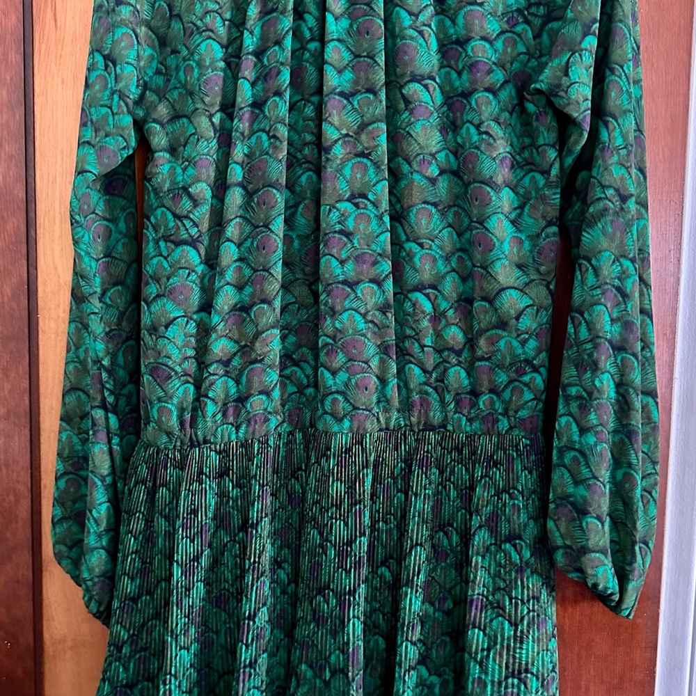 Emerald green dress
